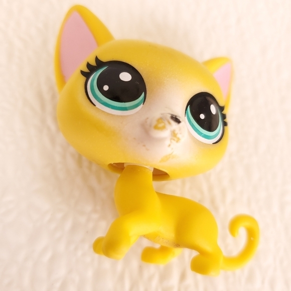 Littlest Pet Shop #3-186 2018 Hungry Pets Cat - Picture 4 of 4